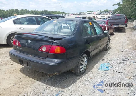 2001 Toyota Corolla Le из США, поврежденный, VIN 1NXBR12E71Z544739